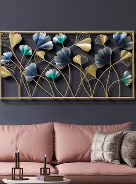 新中式挂件沙发背景墙装饰现代客厅墙面壁挂酒店挂墙创意铁艺挂饰