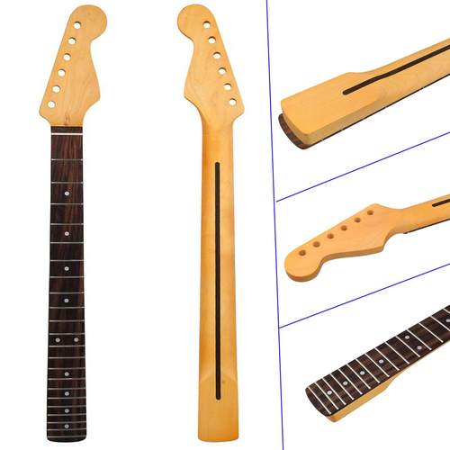 [哑光微黄]ForST吉他琴颈22品电吉他琴颈玫瑰木指板带背中线 - 图1