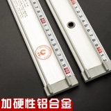 Алюминиевая сплава рекламная линейка, защитная линейка, режущая линейка, режущая плата, режущая линейка красота, мягкое стекло T -T -обработанная линейка T -обработка T -обработка