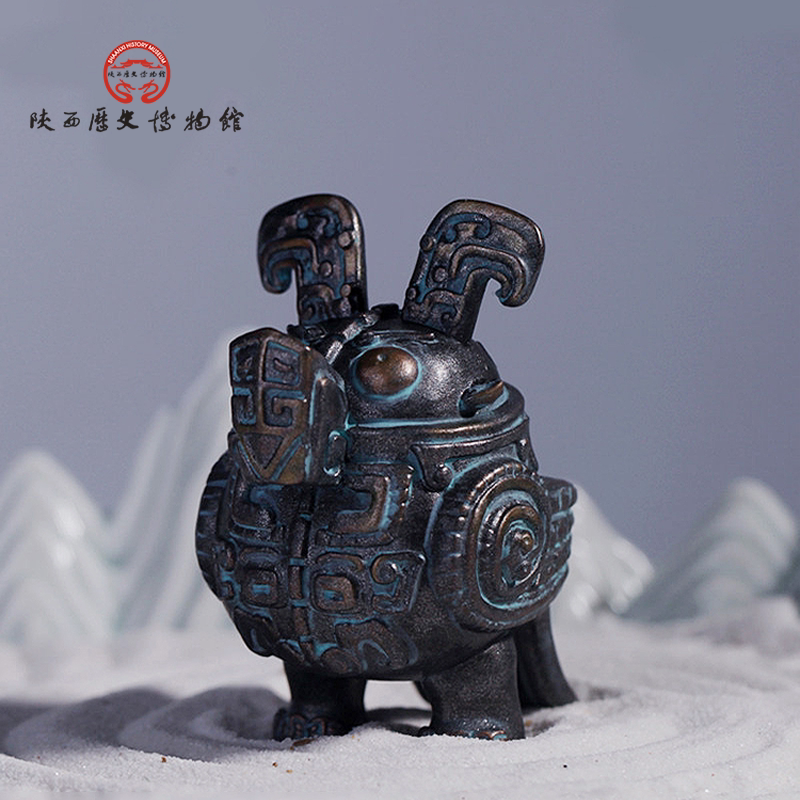 陕西历史博物馆52toys青铜小分队盲盒手办摆件西安特产文创纪念品