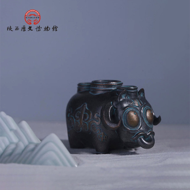 陕西历史博物馆52toys青铜小分队盲盒手办摆件西安特产文创纪念品