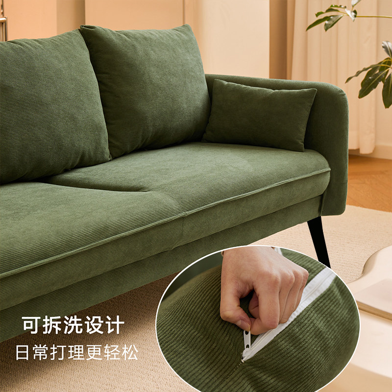 沙发小户型客厅2025新款出租房双人三人组合公寓民宿卧室布艺沙发