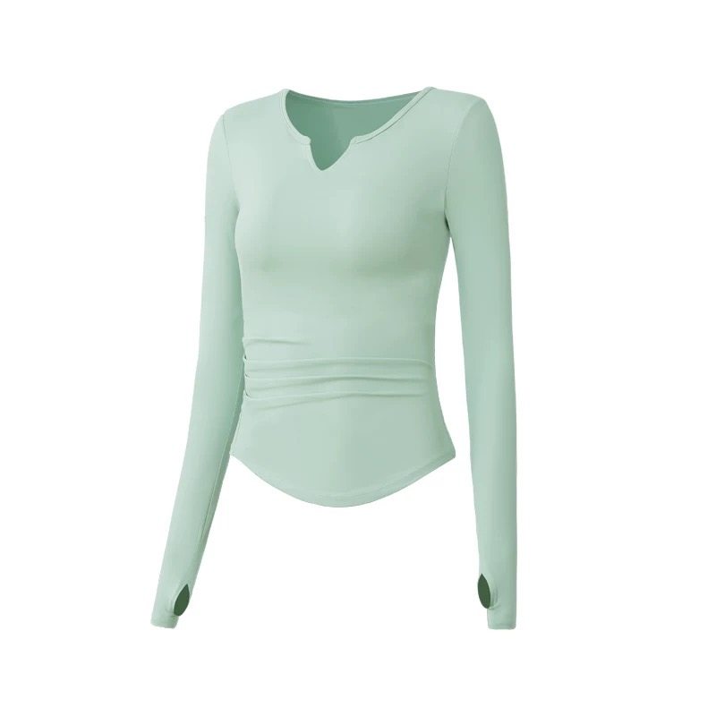 悠美运动瑜伽上衣修身显瘦高级感跑步健身衣普拉提训练瑜伽服长袖,淘宝优惠券,粉丝福利购,淘宝优惠卷