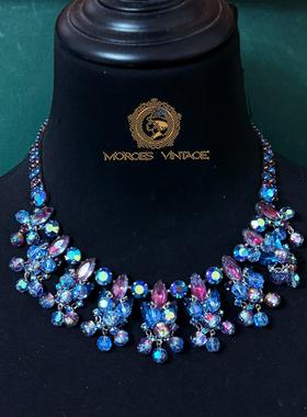 JULIANA龙息银箔琉璃珠水晶项链