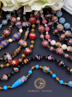 意大利婚礼蛋糕琉璃多层女项链