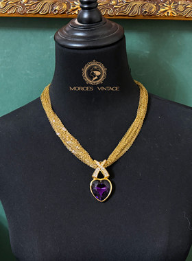 NOLANMILLER大颗爱心多层项链