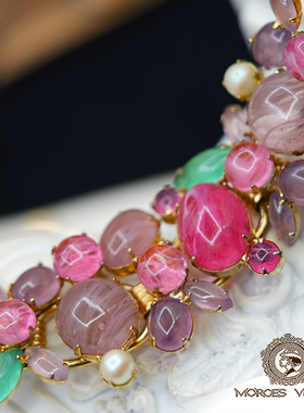 JULIANA珍品彩虹果冻琉璃项链