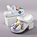 Детские летние тапочки для мальчиков, нескользящие слайдеры, пляжная пляжная обувь, мягкая подошва