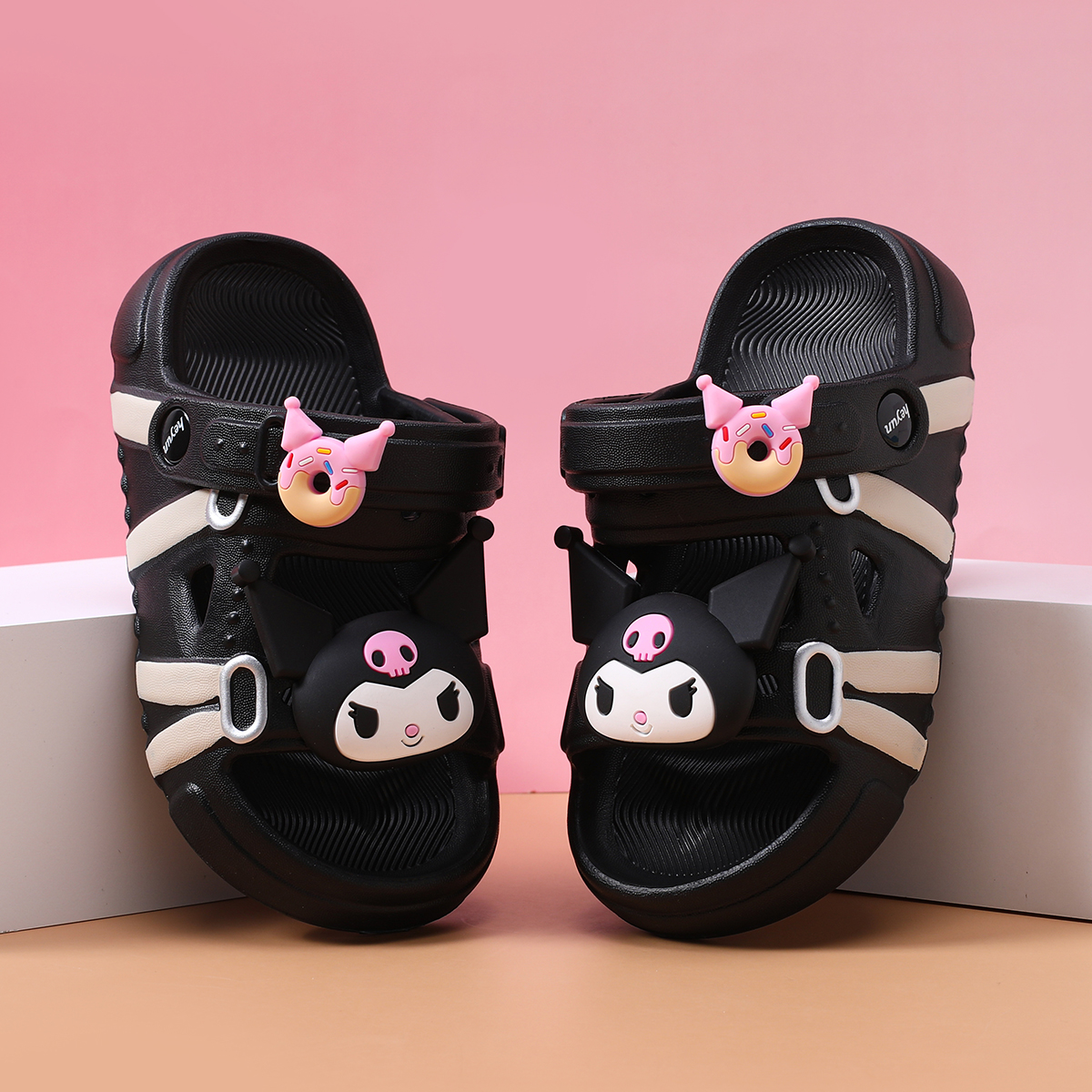 美乐蒂女童拖鞋儿童凉拖鞋可爱宝宝夏季防滑软底女孩凉拖鞋踩屎感 - 图2