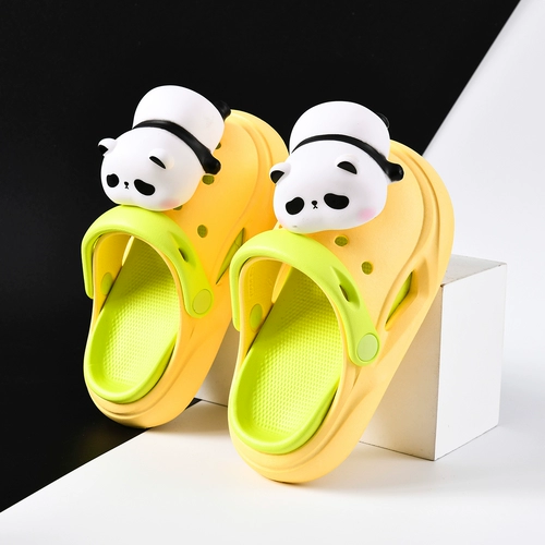 Детские летние тапочки для мальчиков, нескользящие слайдеры, мягкая подошва