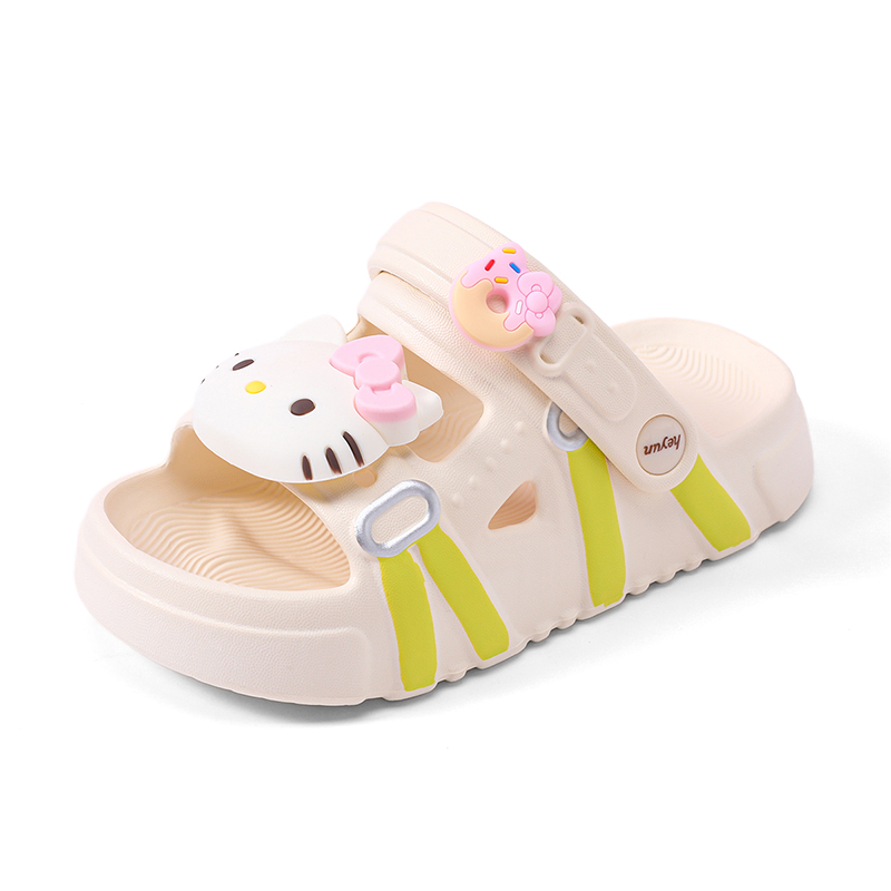 美乐蒂女童拖鞋儿童凉拖鞋可爱宝宝夏季防滑软底女孩凉拖鞋踩屎感 - 图3