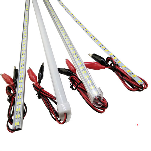 双排超亮12v伏led摆地摊灯条24V48V60V72V夜市电瓶三轮电动车防水 - 图3