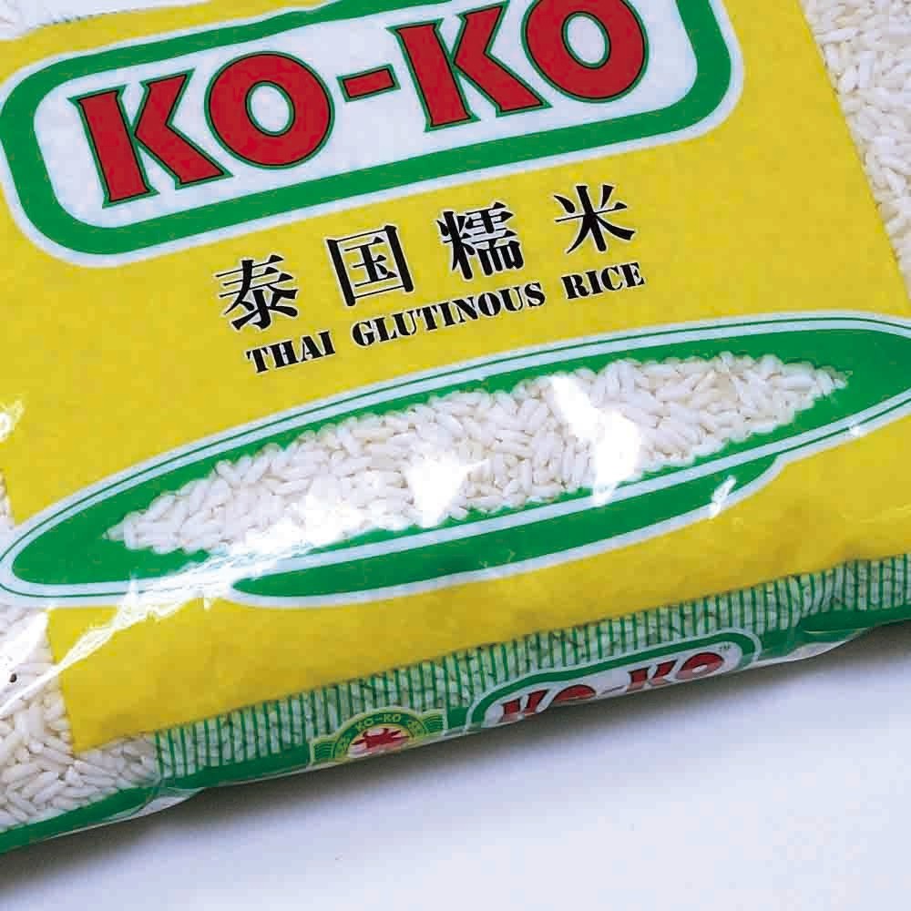 KOKO泰国原粮进口白糯米饭阴米粘糯米2斤酿酒包粽子糍粑江米1KG - 图2