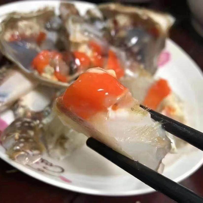 海哥年货节6只装中飞机红膏咸呛蟹4-5两一只，满肉满膏，沾醋生吃,淘宝优惠券,粉丝福利购,淘宝优惠卷