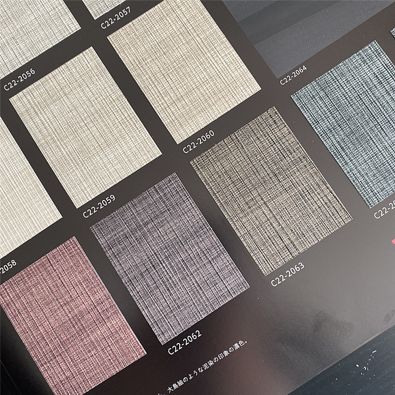 日本进口墙纸米色布面纹理墙纸高端样板间墙纸满铺卧室墙纸2057 - 图3