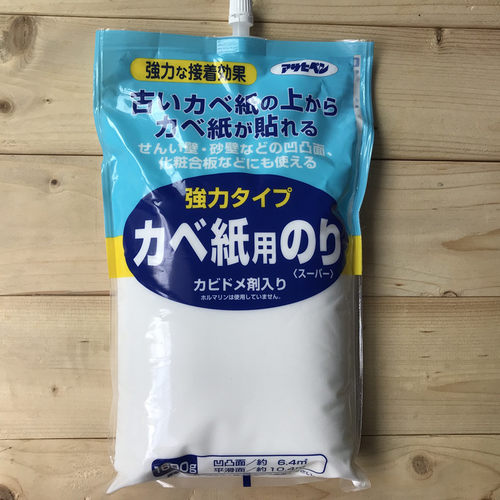 日本原装进口糯米胶墙纸墙布湿胶淀粉胶F4星胶水粘性强即贴即住 - 图0