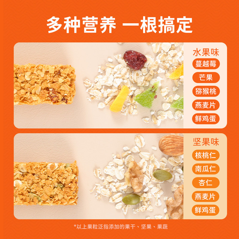 鲨鱼菲特蛋白棒谷物棒代餐饼干燕麦 鲨鱼菲特营养（消化）饼干