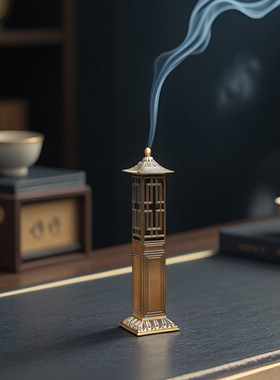 立式复古新中式香薰炉
