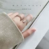 Tùy chỉnh thiết kế thích hợp cơ thể lượn sóng 925 sterling bạc INS gió mát điều chỉnh mở vòng chỉ số nhẫn ngón tay nữ - Nhẫn Nhẫn