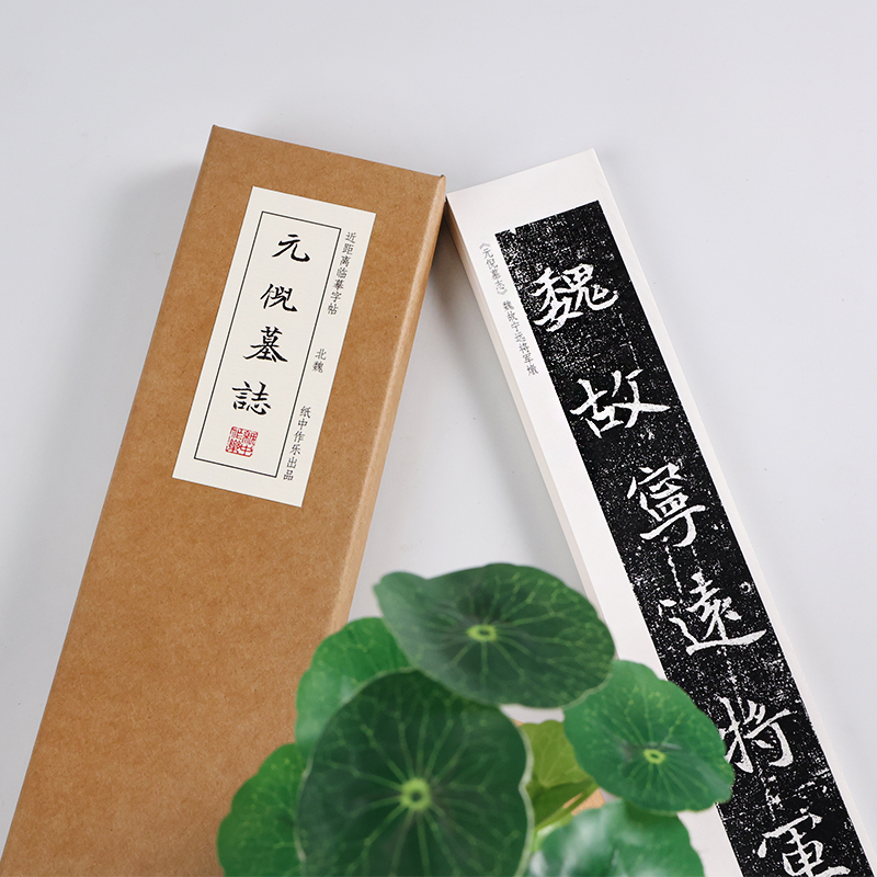魏碑 楷书 《元倪墓志》北魏碑刻本 楷书毛笔书法字帖全集临摹卡片 初学者成人字卡近距离临摹字帖 纸中作乐 - 图1