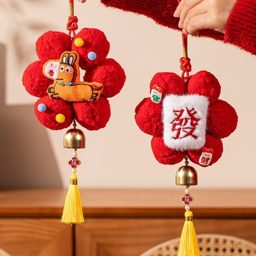 new year decoration pendant 2026 horse year hanging ornament - 图0