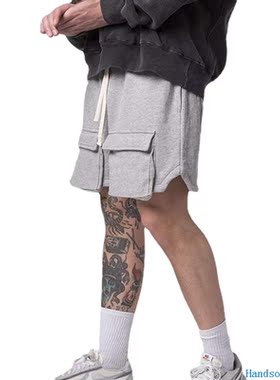 Running Shorts Men's GYM Sport Fitness Short Pants健身男短裤