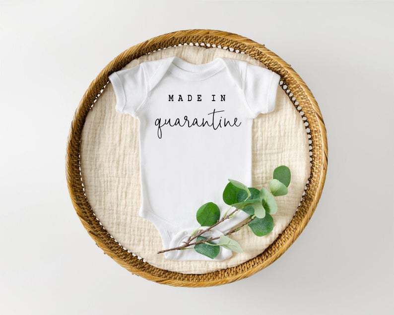 funny romper爬服quanrantine Baby Clothes Kid onesie Bodysuit - 图3