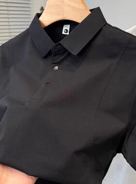 men's short sleeve tshirts薄款透气休闲短袖polo衫男士翻领简约