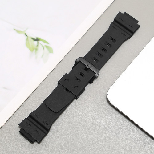 柔软硅胶手表带适配卡西欧casio运动手表AE-1500WH W-737 DW-291 - 图0