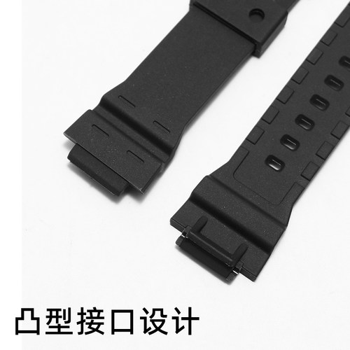 柔软硅胶手表带适配卡西欧casio运动手表AE-1500WH W-737 DW-291 - 图2