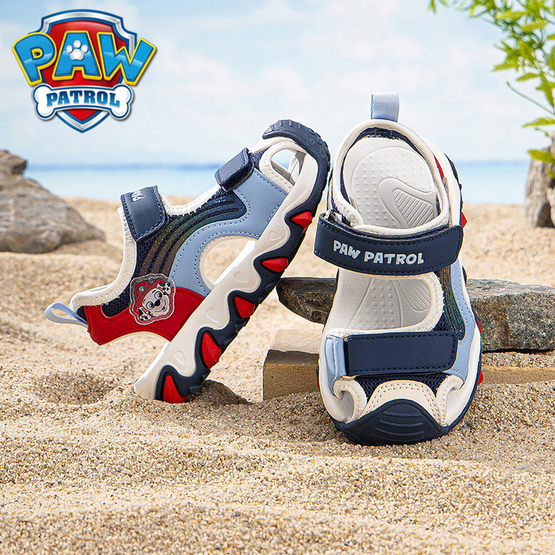 汪汪队童鞋男童凉鞋夏季2025新款包头防滑防撞软底沙滩鞋宝宝鞋子,淘宝优惠券,粉丝福利购,淘宝优惠卷