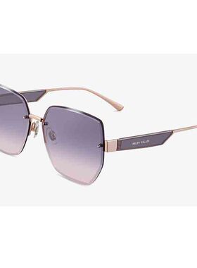 海伦凯勒正品新款太阳眼镜女百搭大框复古时尚墨镜极光渐变H2225