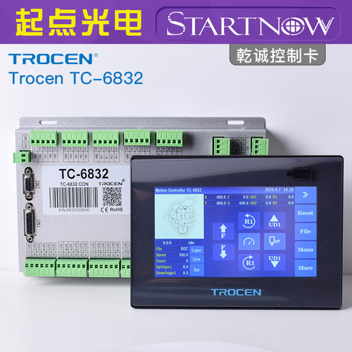 乾诚Trocen控制卡AWC7813 7846 TC6832面板CO2激光切割雕刻机主板 - 图3