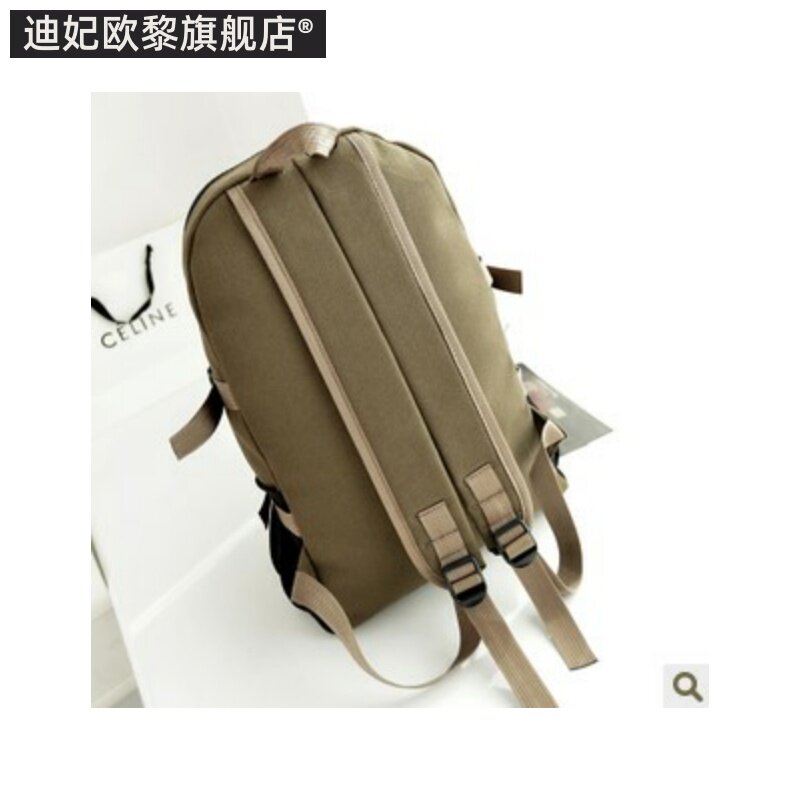 牛仔男通勤多功能大尼龙布登山包 迪妃欧黎双肩背包