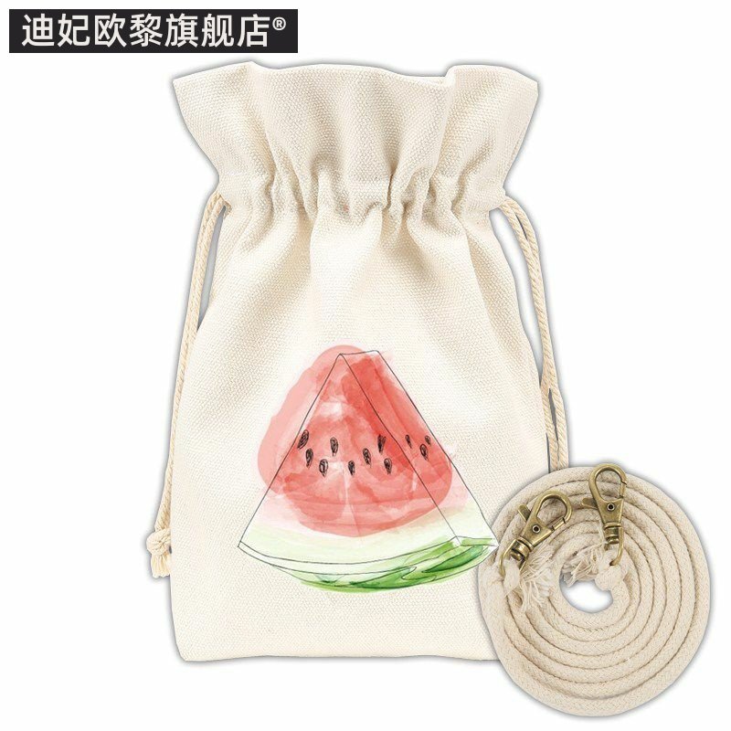 帆布艺手拎女迷你卡通手机束零钱包 迪妃欧黎女士包袋