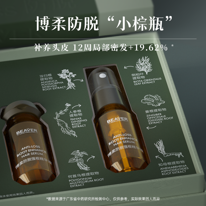 博柔防脱强根液发际线营养液剂男生女生头皮护理精华液