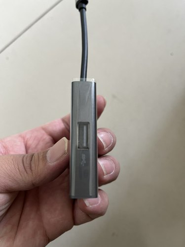 联想USB-C4合1便携扩展器Type-c转HDMI和VGA和USB3.0 带45w充电口 - 图0