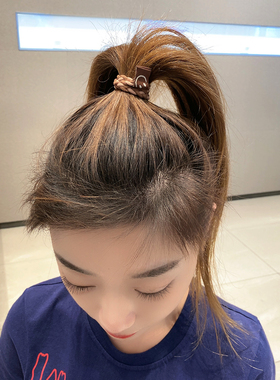 日韩风网红笑脸基础款橡皮筋发绳