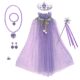 Girls Halloween Sequin Cape Glitter Princess Elsa Frozen Children Elsa Shawl Shawl