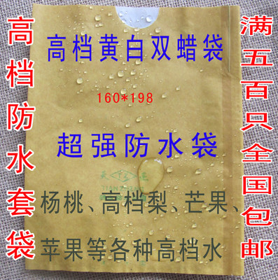 园艺新惠阳扎丝系带透气塑膜袋塑料套袋苹果梨保鲜套袋防虫防污染 - 图0