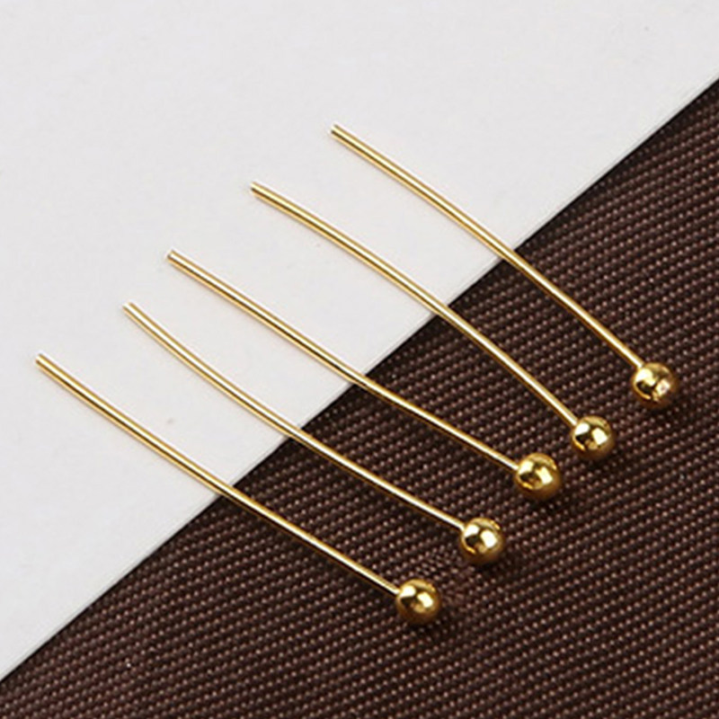 200根铜保色球针大头针圆头针发簪子diy手工基础材料古风耳环配件,淘宝优惠券,粉丝福利购,淘宝优惠卷