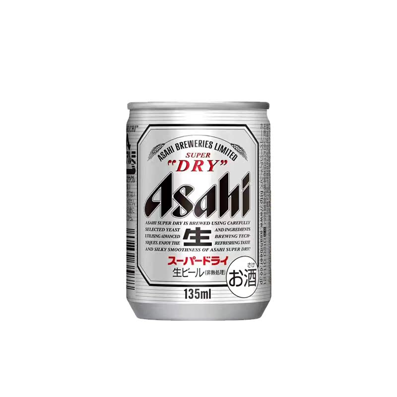 日本原装进口朝日啤酒135ml*24罐迷你小罐ASAHI生啤黄啤-图2