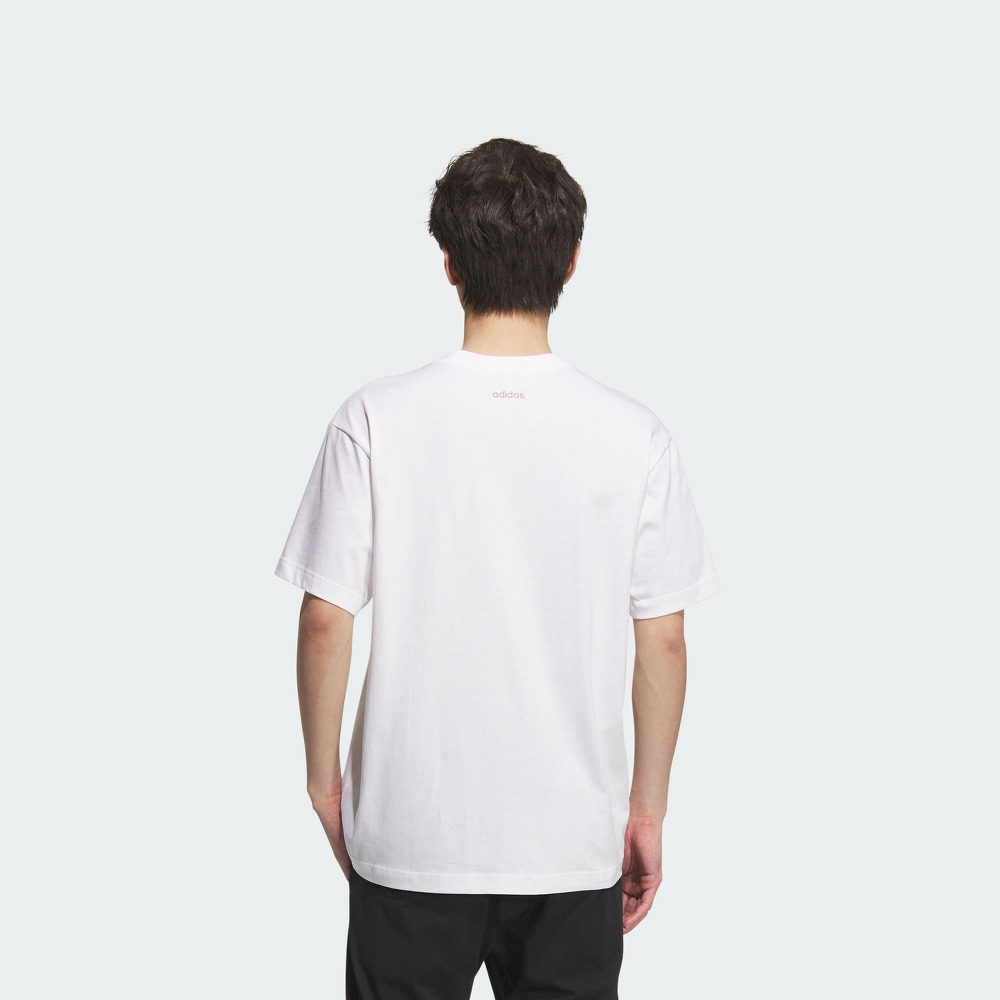 情侣款纯棉圆领短袖T恤男女夏季adidas阿迪达斯官方outlets轻运动,淘宝优惠券,粉丝福利购,淘宝优惠卷