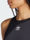 Slim knitted sports round neck vest dress for women adidas Adidas official outlets clover