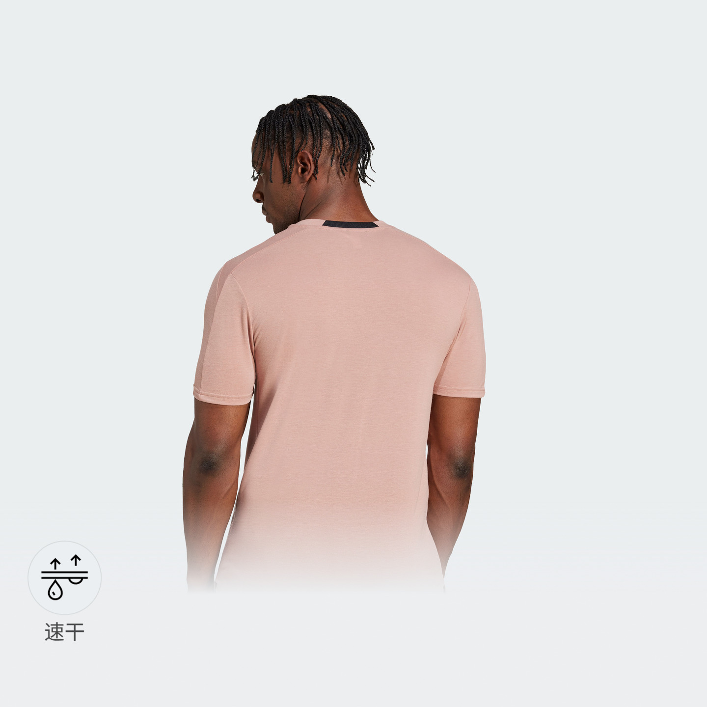 速干综合训练修身健身圆领短袖T恤男装夏季adidas阿迪达斯官方 - 图0