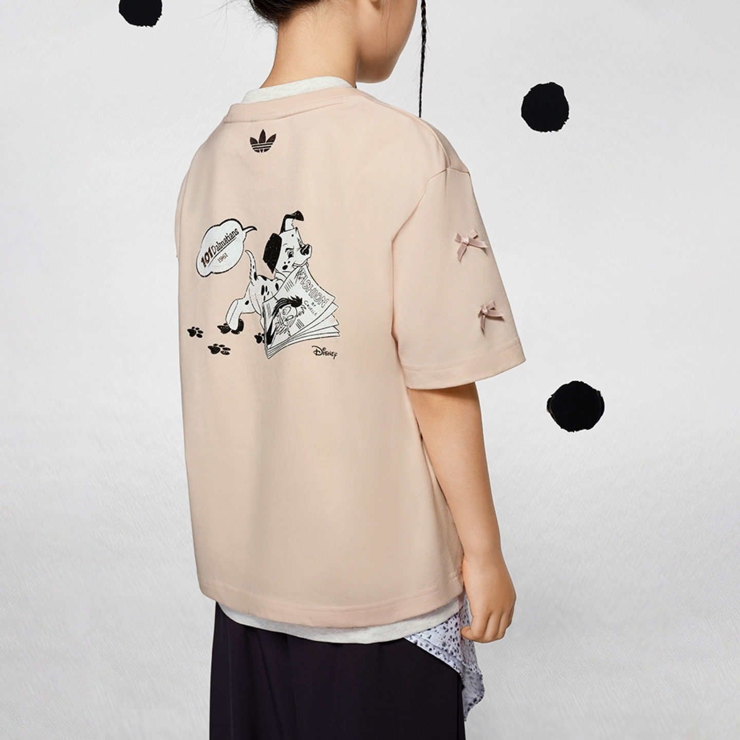 大童Disney迪士尼101斑点狗联名短袖T恤儿童adidas阿迪达斯三叶草,淘宝优惠券,粉丝福利购,淘宝优惠卷