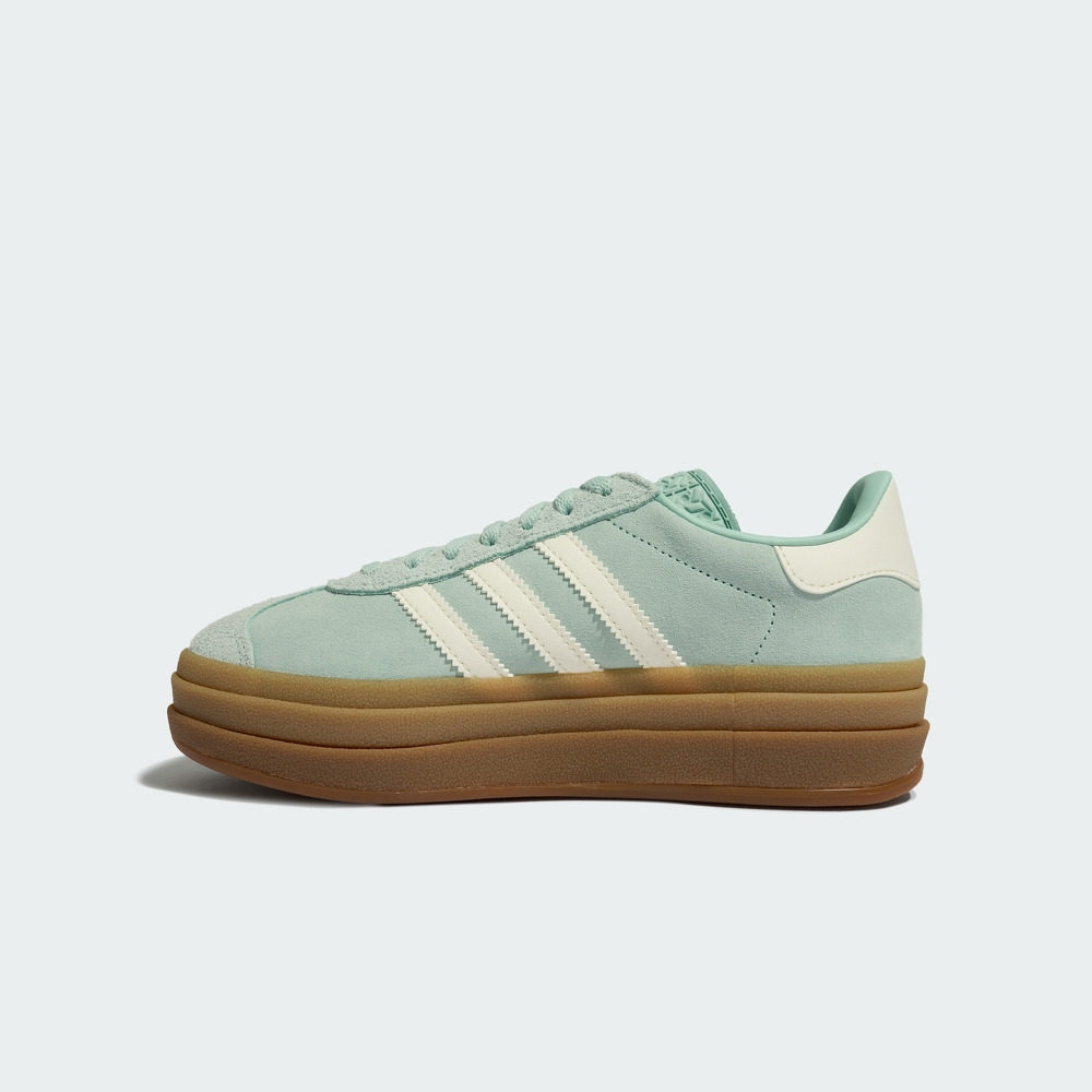 「T头鞋」GAZELLE BOLD厚底增高板鞋女子adidas阿迪达斯三叶草,淘宝优惠券,粉丝福利购,淘宝优惠卷