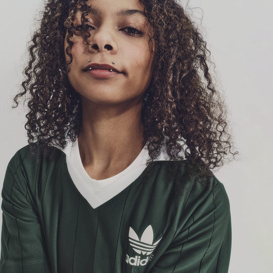 复古时尚运动翻领短袖连衣裙女夏季adidas阿迪达斯官方三叶草