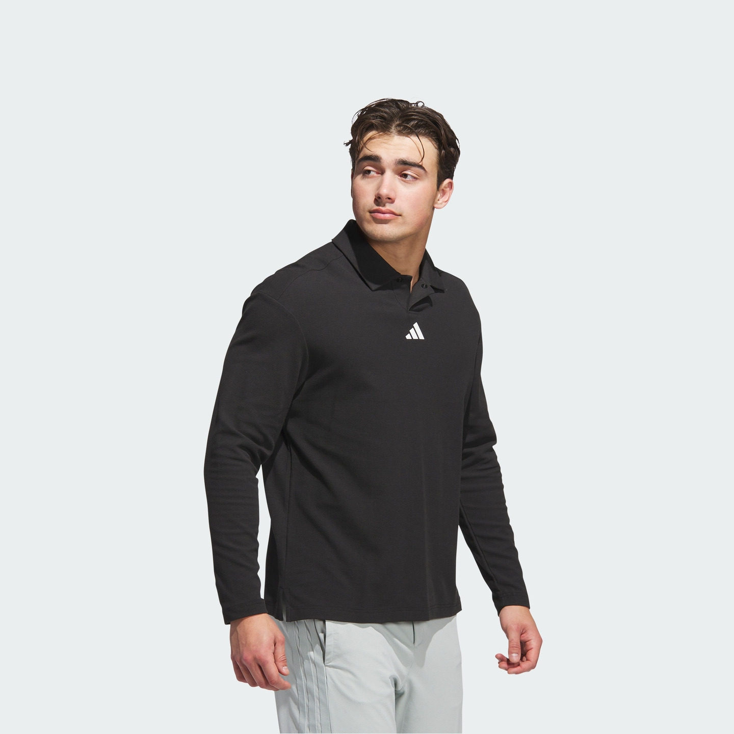 高尔夫运动舒适长袖POLO衫男装adidas阿迪达斯官方outlets JN3038,淘宝优惠券,粉丝福利购,淘宝优惠卷