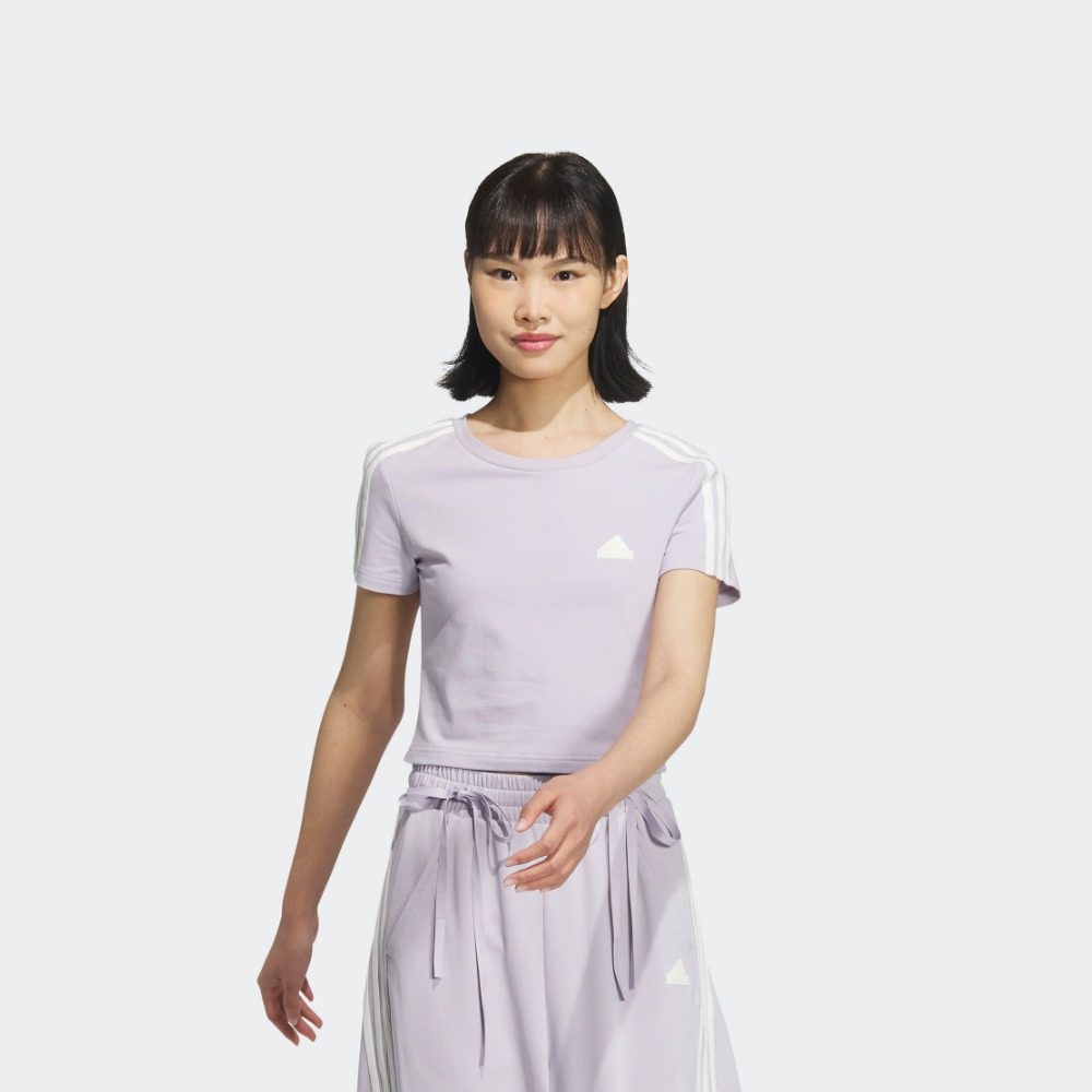 休闲短款修身上衣短袖T恤女装adidas阿迪达斯官方outlets轻运动,淘宝优惠券,粉丝福利购,淘宝优惠卷